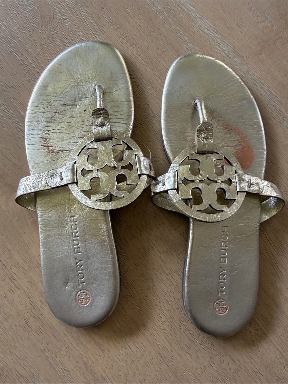 Tory Burch Metallic Gold MillerSandals